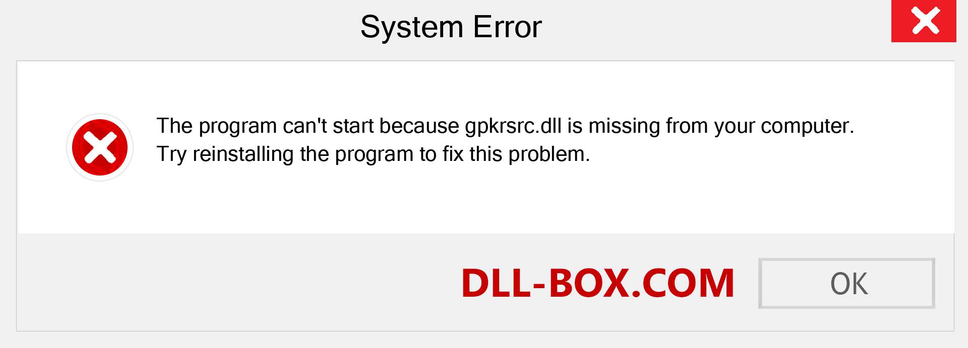  gpkrsrc.dll file is missing?. Download for Windows 7, 8, 10 - Fix  gpkrsrc dll Missing Error on Windows, photos, images